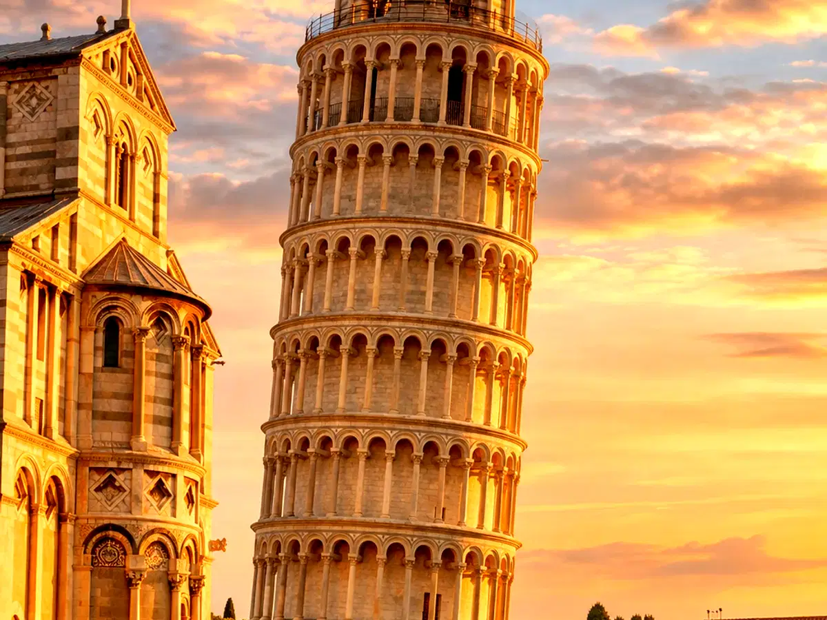 Leaning Tower of Pisa in Italy
