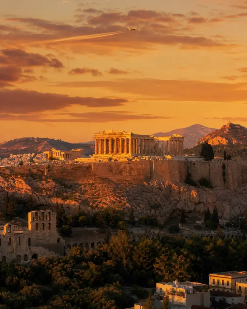 Acropolis of Athens in Greece