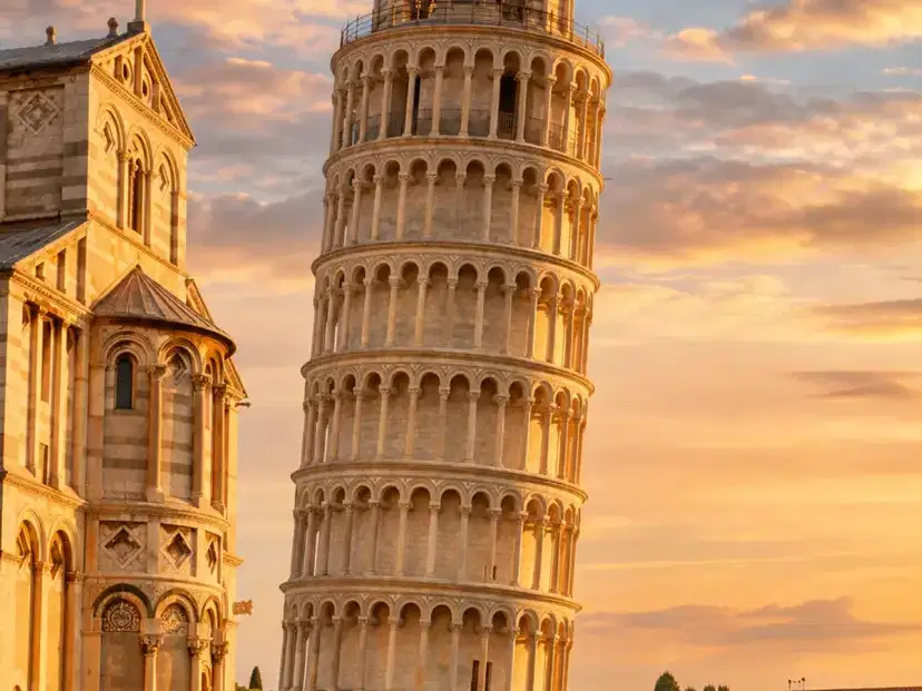 Leaning Tower of Pisa in Italy